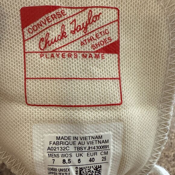 Converse Chuck Taylor All Star Lugged HI Lemon Drop A2132C Women Sz 8.5 Men 7 - Picture 4 of 12